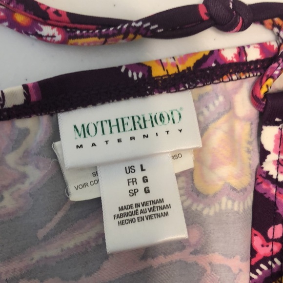 Motherhood Maternity Swim Top Large - Picture 2 of 12